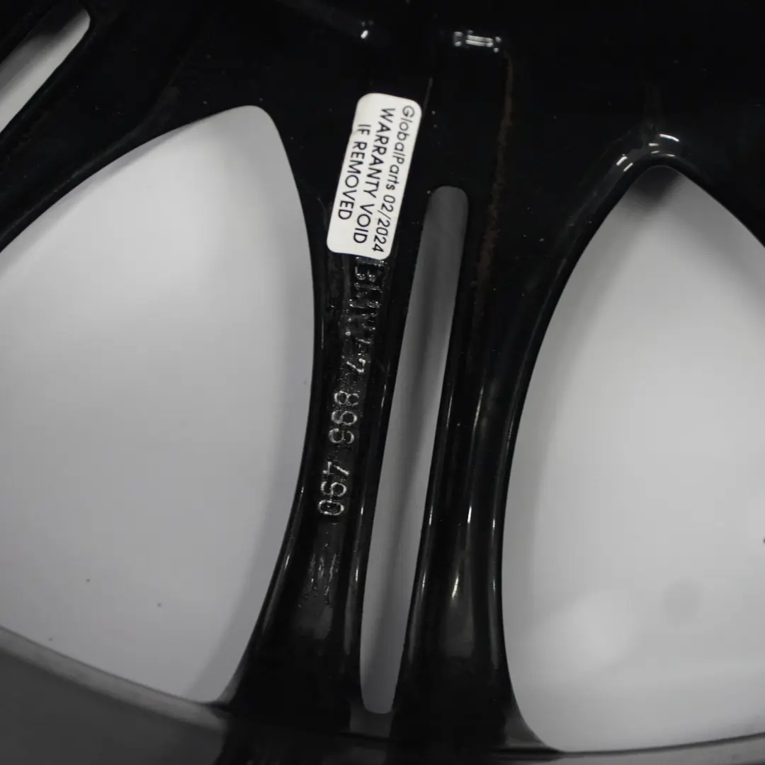 BMW E46 Z4 E85 Llanta de Aleación Trasera Negra 18" 8,5J M Doble Radio 135 - SKU 7896490-5 - Número de pieza 7896490