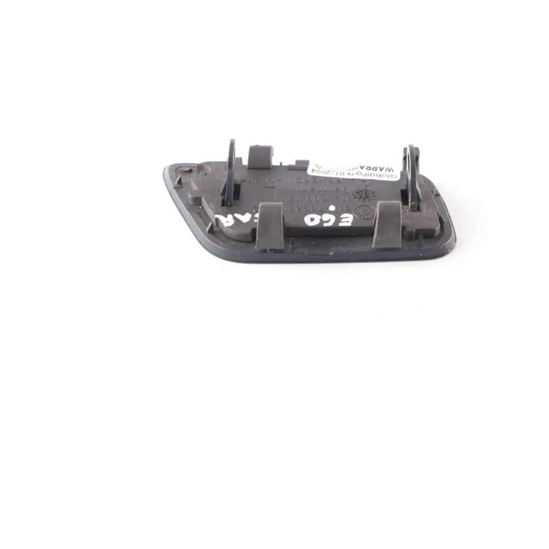  Headlamp Washer Flap BMW E60 E61 M Sport Front Bumper Cap Left N/S Carbon Black - SKU 7896597-CAR - Part number 7896597
