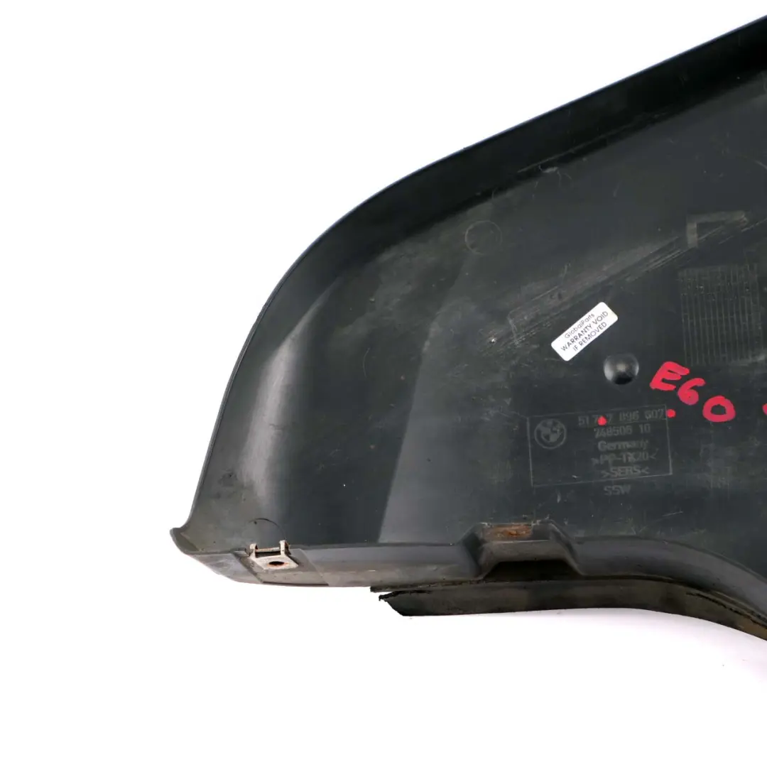 BMW E60 E61 Cover Bottom Left N/S Trim Engine Splash Shield - SKU 7896607 - Part number 7896607