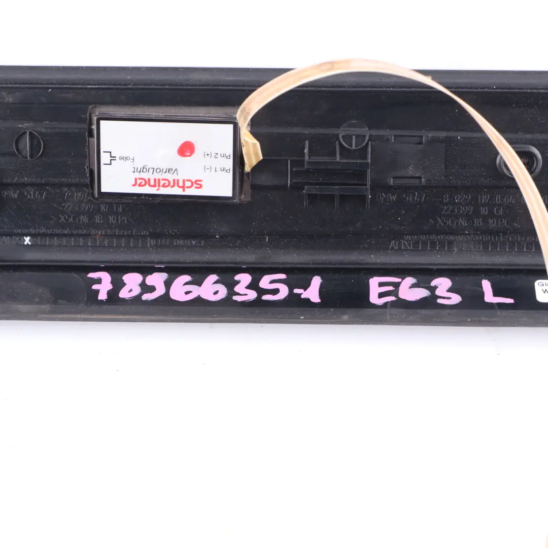 Door Entrance Cover Sill Trim Strip Panel Left N/S to BMW E63 E64 with Part number 7896635 BMW E63 E64 Door Entrance Cover Sill Trim Strip Panel Left N/S - SKU 7896635-1 - Part number 7896635