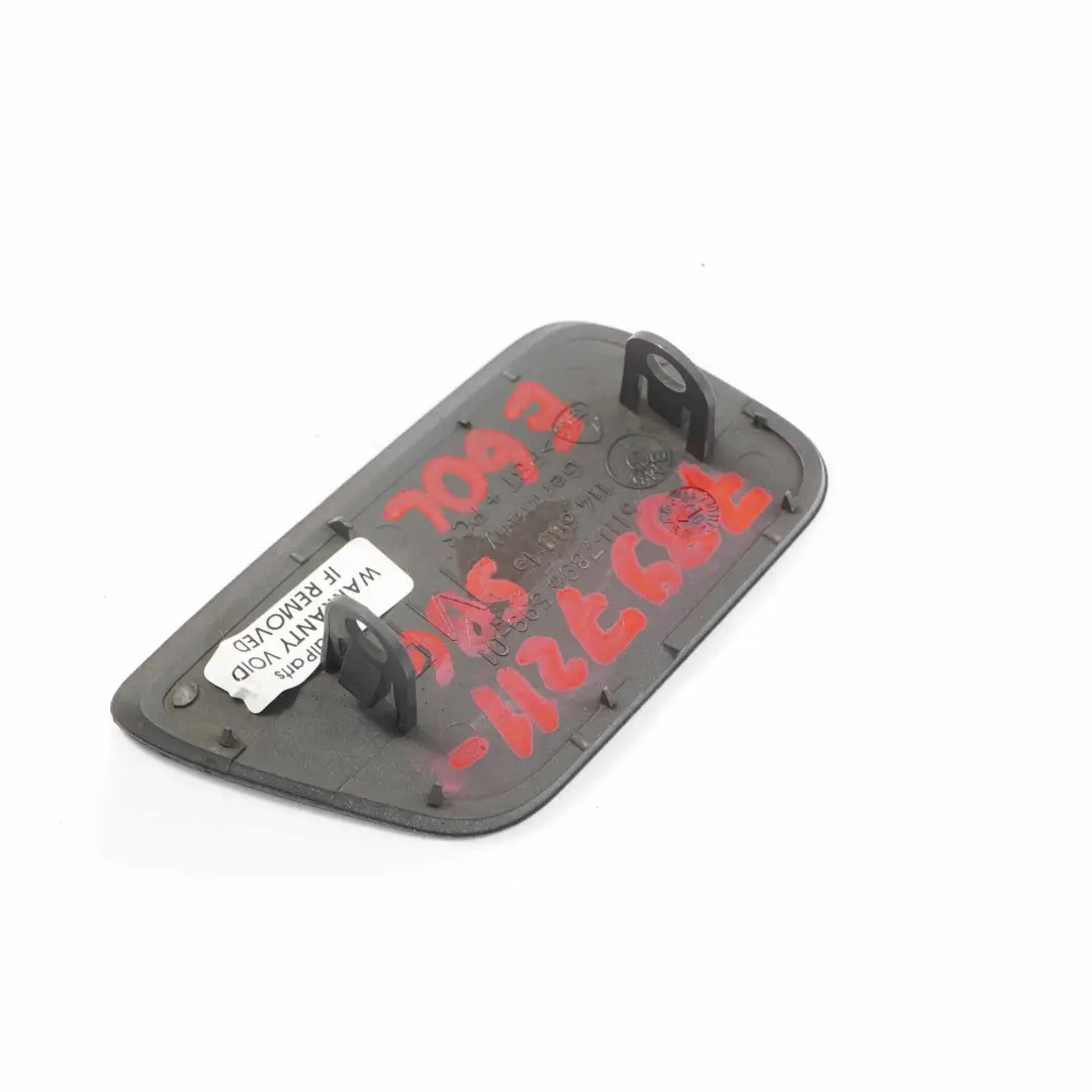 BMW E60 M-Sport Front Bumper Headlight Spray Cover Left Silbergrau Silver Grey - SKU 7897211-SBG - Part number 7897211