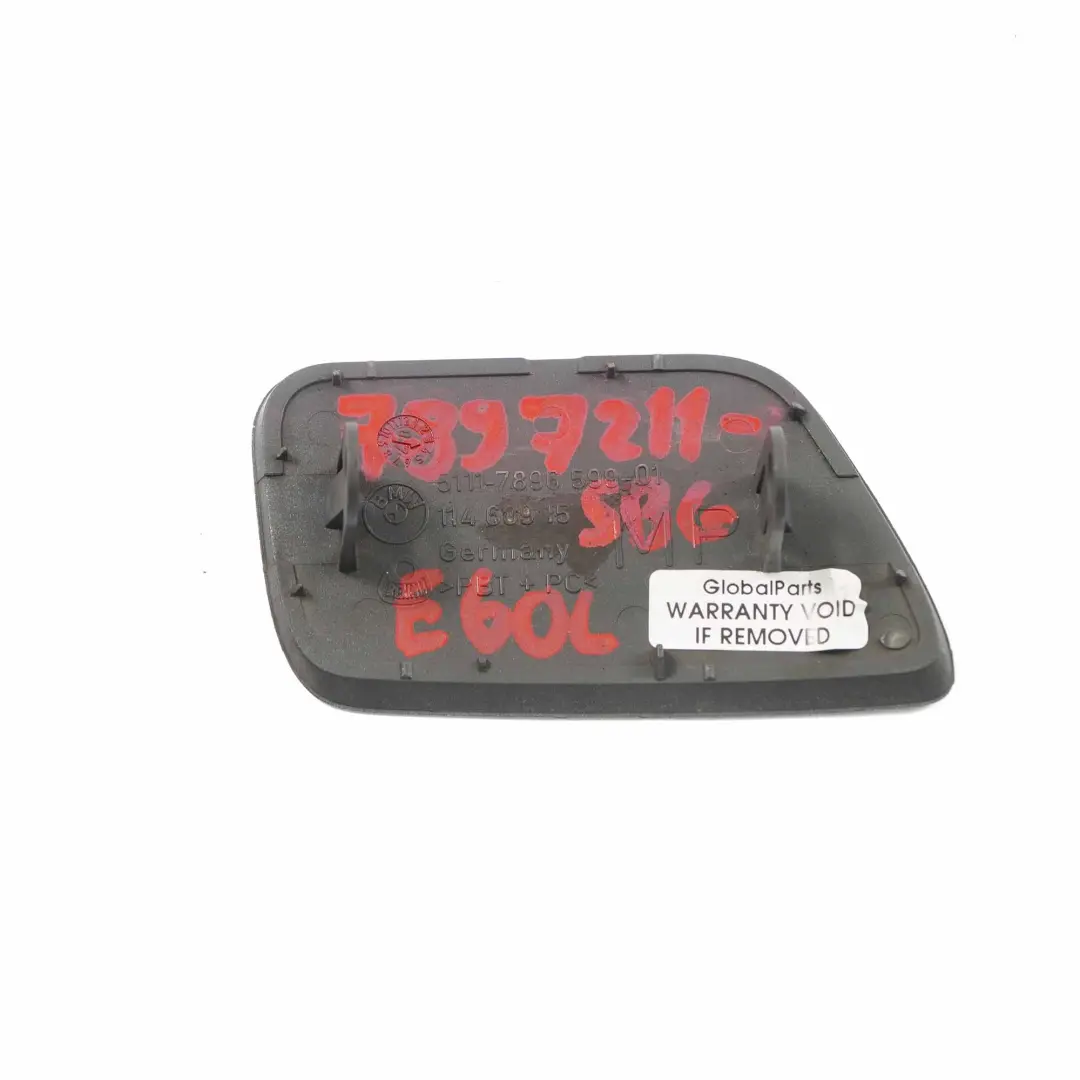 BMW E60 Zaślepka Spryskiwacza Zderzaka Lewa - SKU 7897211-SBG - Numer Części 7897211