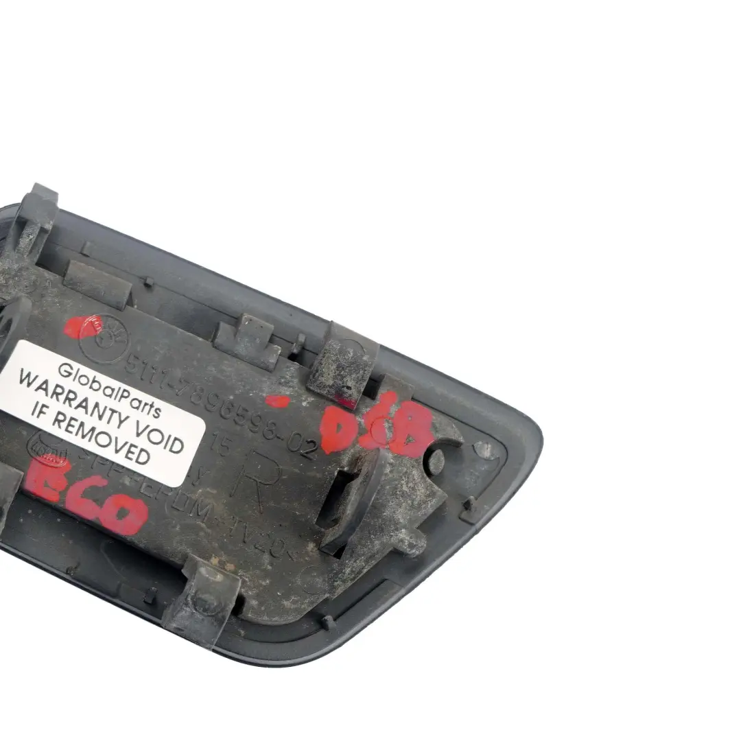 M-Sport Pare-chocs Avant Cache phare Droit Bleu Fonce 7896598 pour BMW E60 à propos du numéro de pièce 7897212 BMW E60 M-Sport Pare-chocs Avant Cache phare Droit Bleu Fonce 7896598 - SKU 7897212-1 - Numéro de pièce 7897212