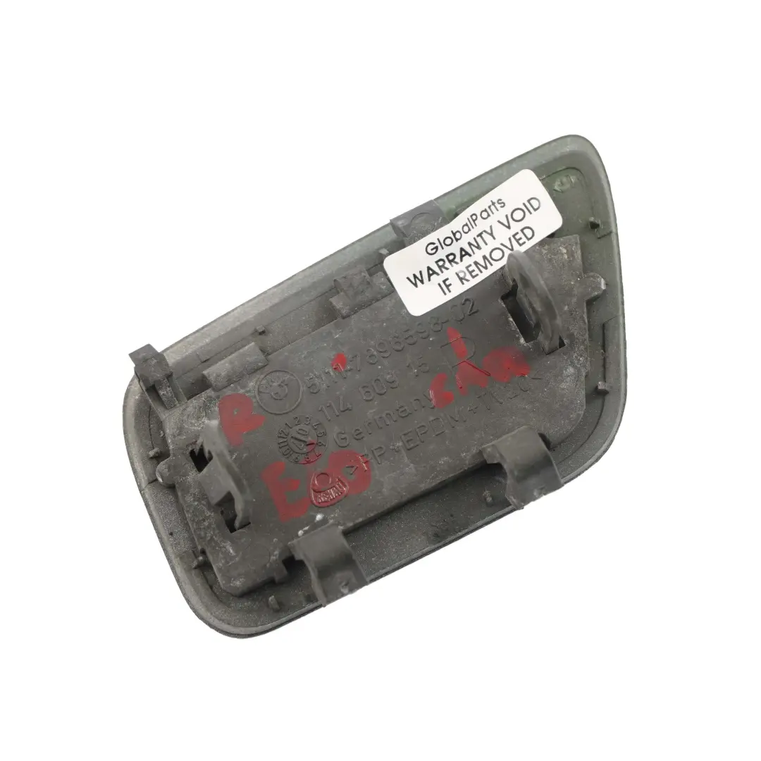 BMW E60 E61 Front Stoßstange Schein Werfer Abdeckung Rechts Carbon Schwarz - SKU 7897212-CAR - Teilenummer 7897212
