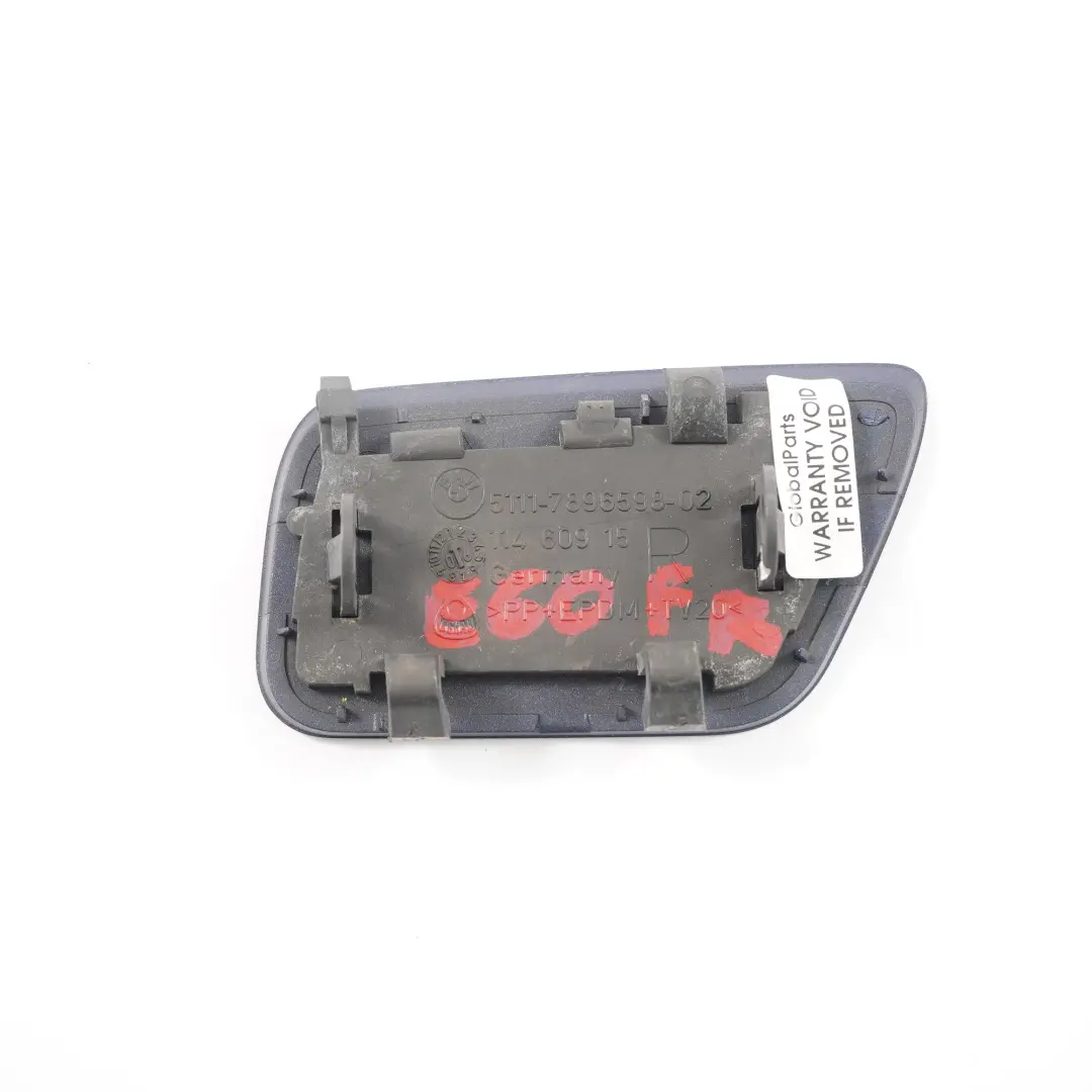 BMW E60 M-Sport Pare-chocs Avant Cache phare Droit Mysticblau A07 7896598 - SKU 7897212-MYS - Numéro de pièce 7897212