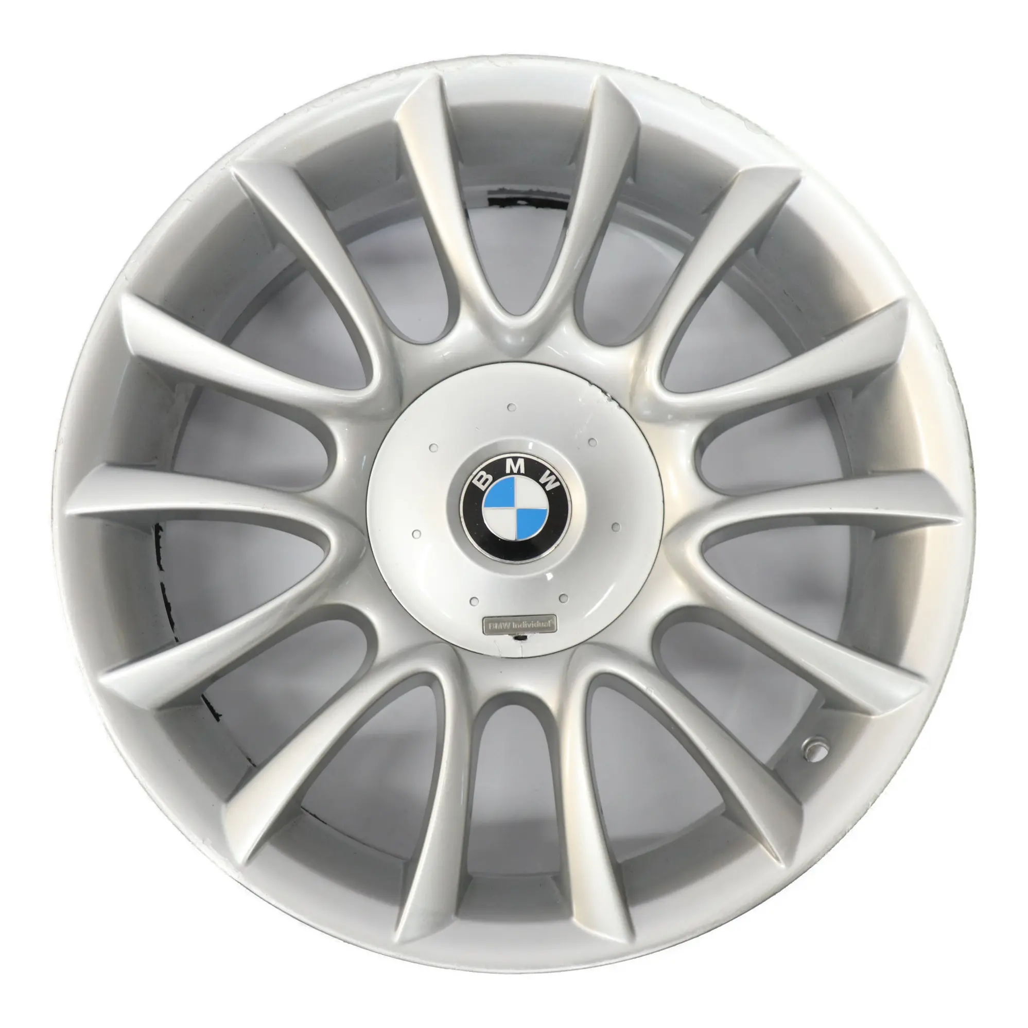 BMW E63 E64 Cerchio in lega argento anteriore 19" 8,5J V Spoke 152 ET:14 7897256