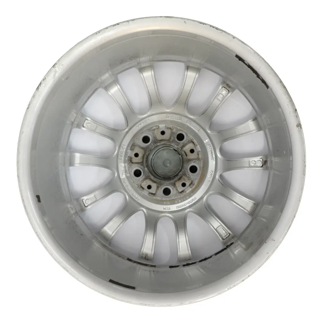 Cerchio in lega argento anteriore 19" 8,5J V Spoke 152 ET:14 per BMW E63 E64 con numero di parte 7897256 BMW E63 E64 Cerchio in lega argento anteriore 19" 8,5J V Spoke 152 ET:14 - SKU 7897256-1 - Numero di parte 7897256