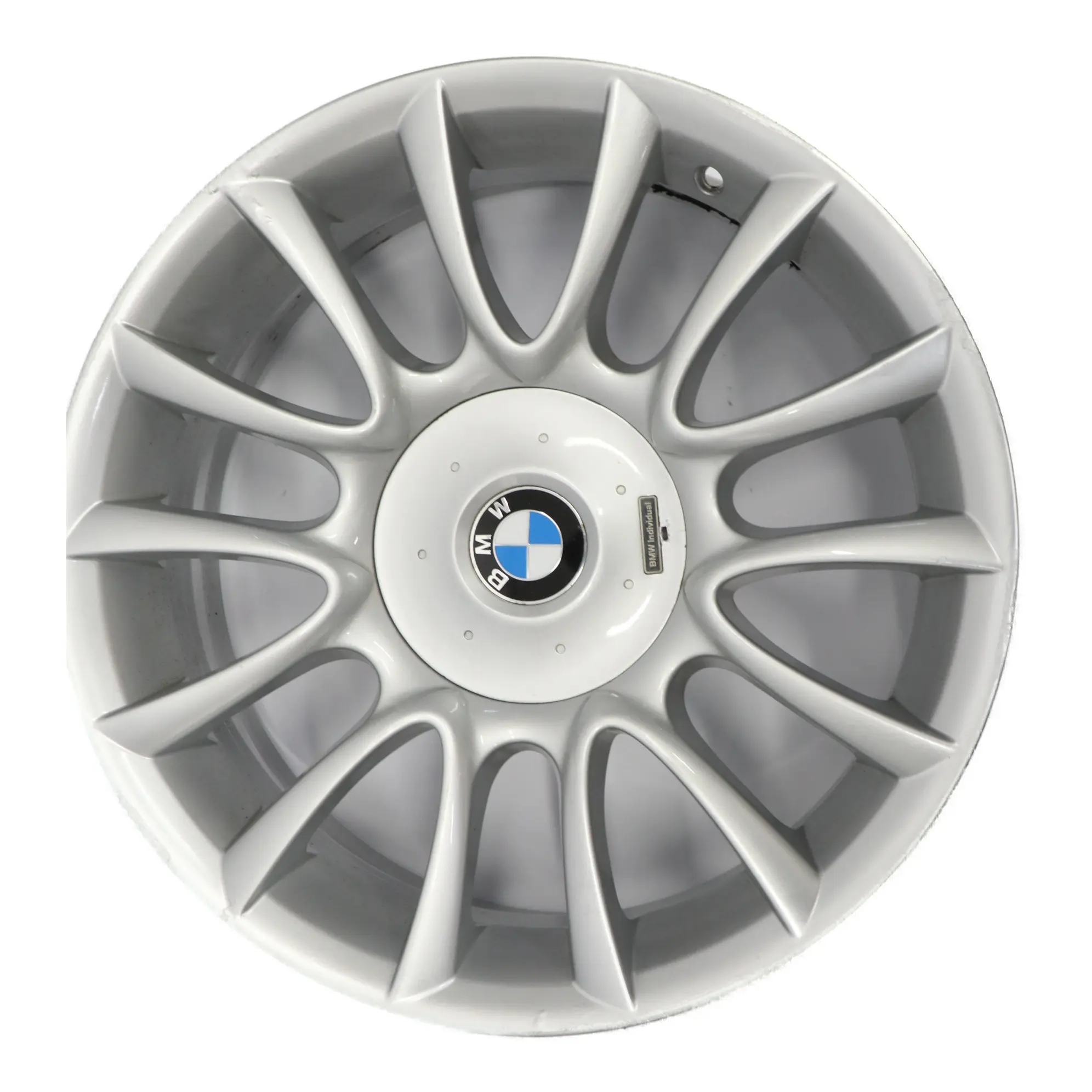 BMW E63 E64 Cerchio in lega argento anteriore 19" 8,5J V Spoke 152 ET:14 7897256