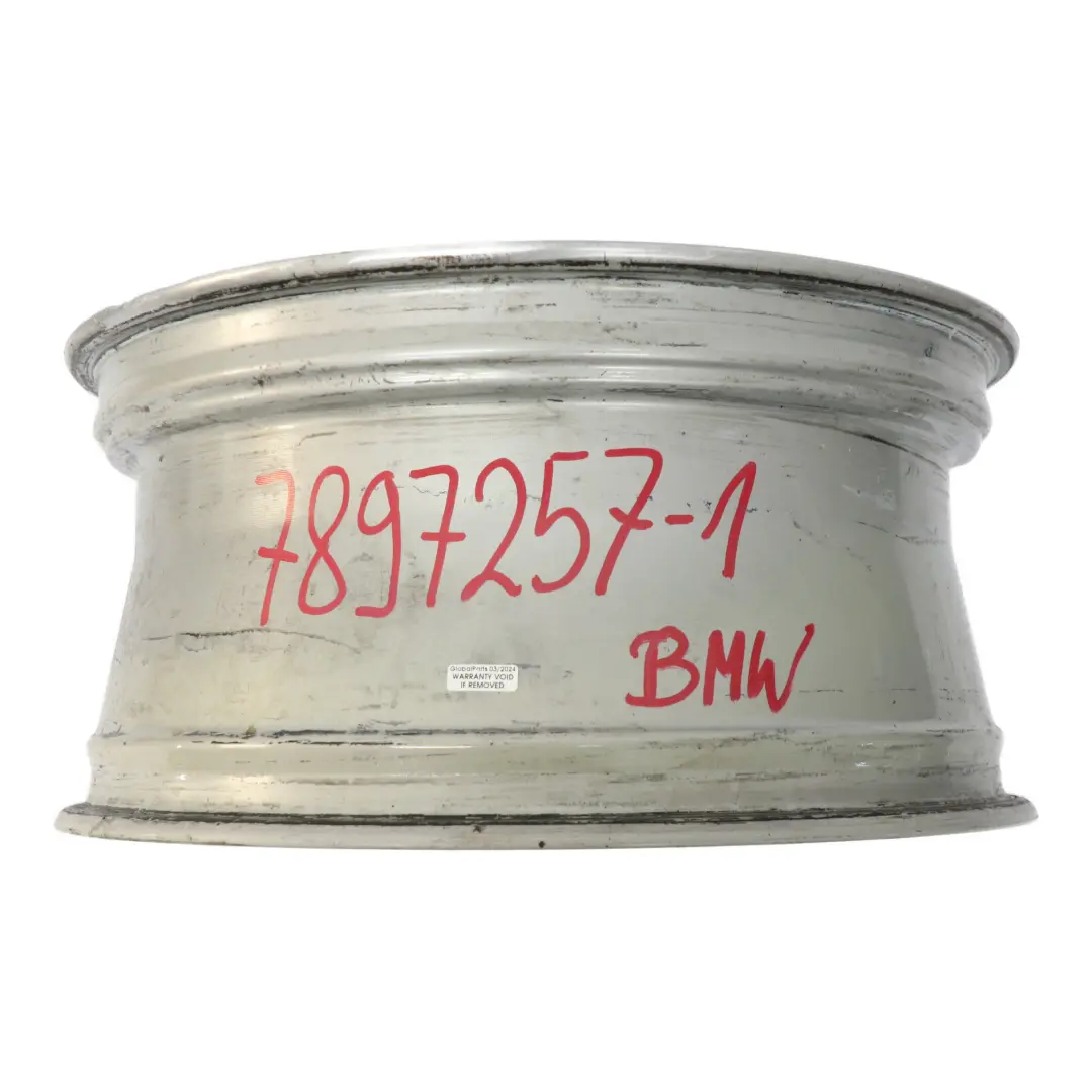 Alloy Rim 19" 9J V Spoke 152 ET:18 to BMW E63 E64 Rear Silver Wheel with Part number 7897257 BMW E63 E64 Rear Silver Wheel Alloy Rim 19" 9J V Spoke 152 ET:18 - SKU 7897257-1 - Part number 7897257