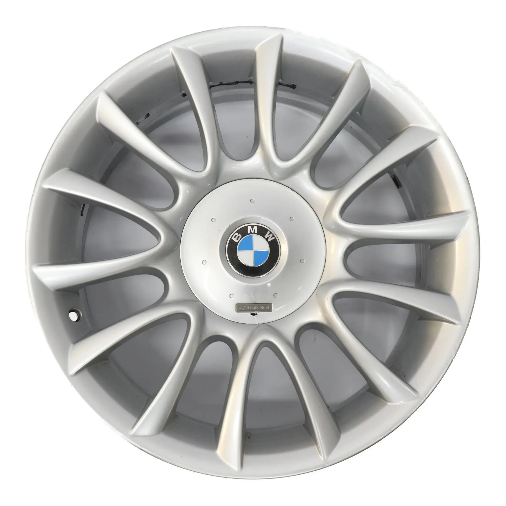 BMW E63 E64 Cerchio in lega argento posteriore 19" 9J V Spoke 152 ET:18 7897257