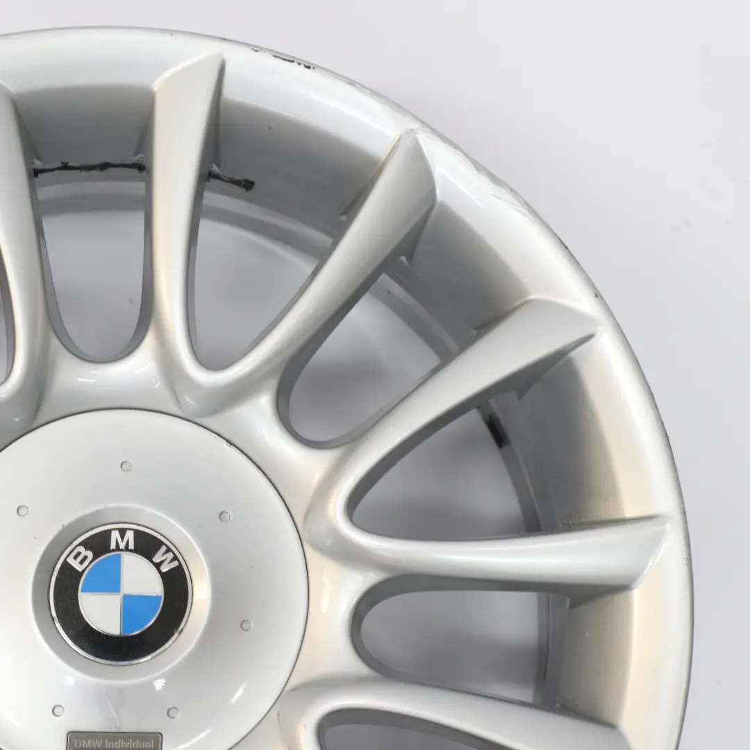 BMW E63 E64 Rear Silver Wheel Alloy Rim 19" 9J V Spoke 152 ET:18 - SKU 7897257-1 - Part number 7897257