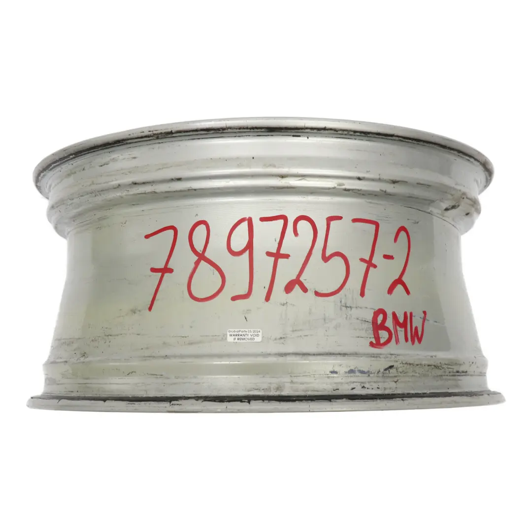 BMW E63 E64 Tylna Srebrna Felga Aluminiowa 19" 9J V Spoke 152 ET:18 - SKU 7897257-2 - Numer Części 7897257