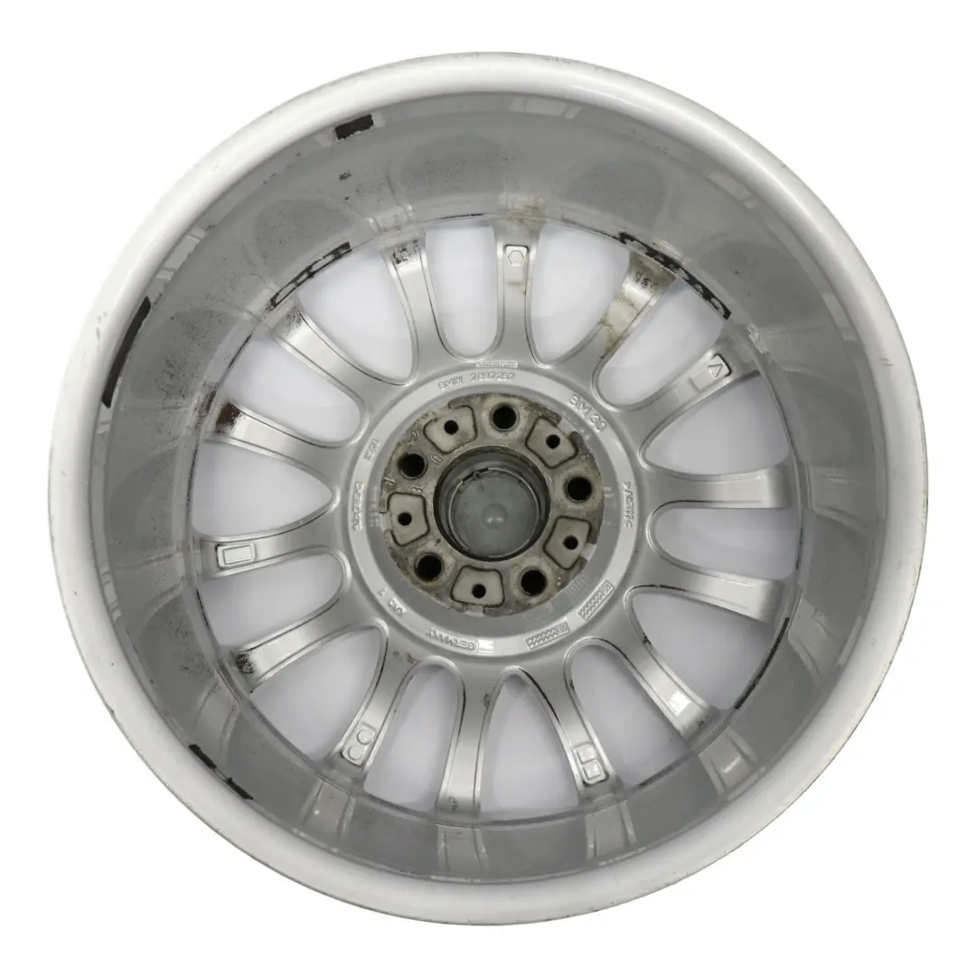 trasera de plata llanta aleación de 19 "9J V Spoke 152 ET:18 para BMW E63 E64 con número de pieza 7897257 BMW E63 E64 trasera de plata llanta aleación de 19 "9J V Spoke 152 ET:18 - SKU 7897257-2 - Número de pieza 7897257