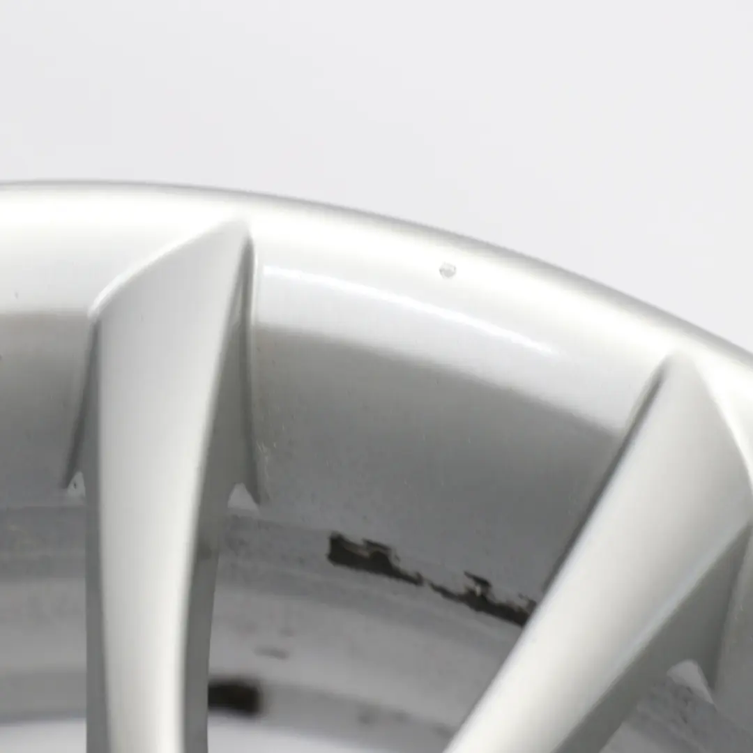 BMW E63 E64 Rear Silver Wheel Alloy Rim 19" 9J V Spoke 152 ET:18 - SKU 7897257-2 - Part number 7897257