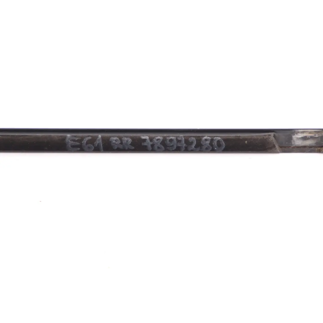 BMW E61 LCI Outer Weatherstrip Rear Right Door High Gloss Shadow Line - SKU 7897280 - Part number 7897280