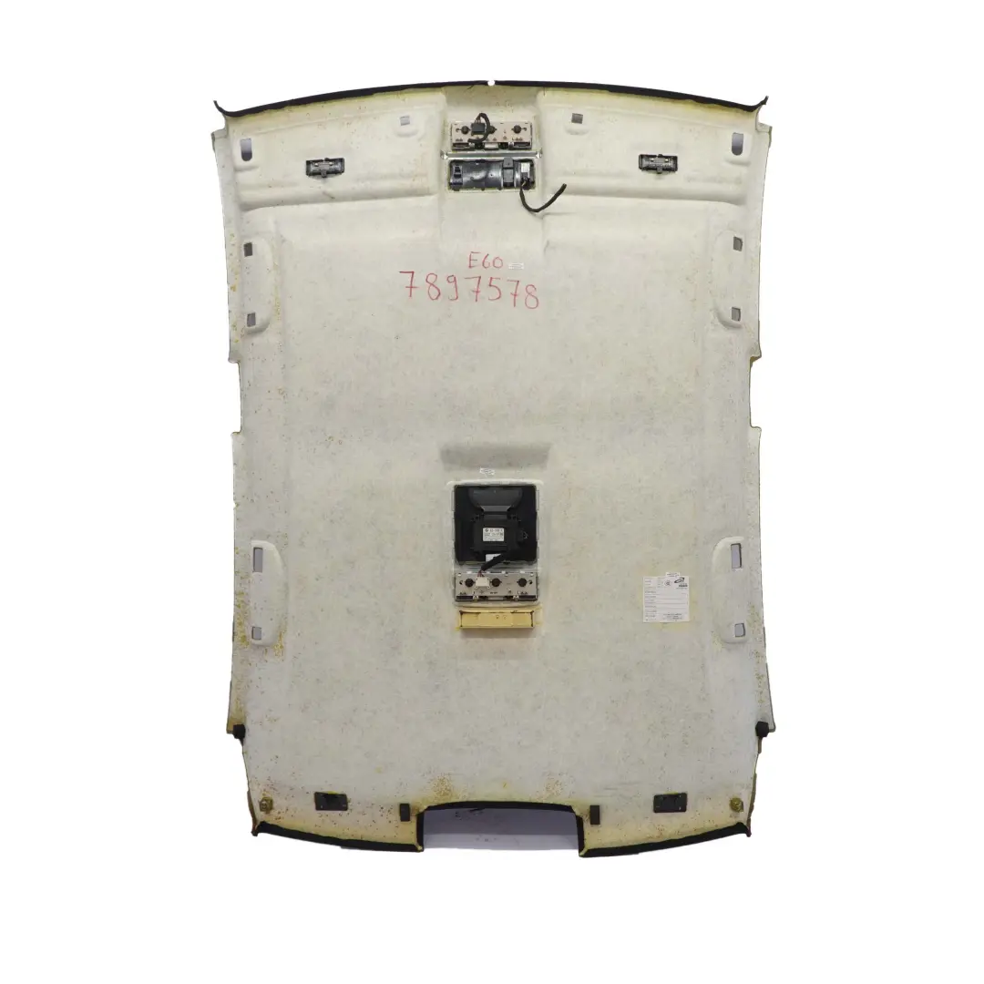 Complete Headlining Roof Lining Black M Sport + Pillars Handles to BMW 5 Series E60 with Part number 7897578 BMW 5 Series E60 Complete Headlining Roof Lining Black M Sport + Pillars Handles - SKU 7897578 - Part number 7897578