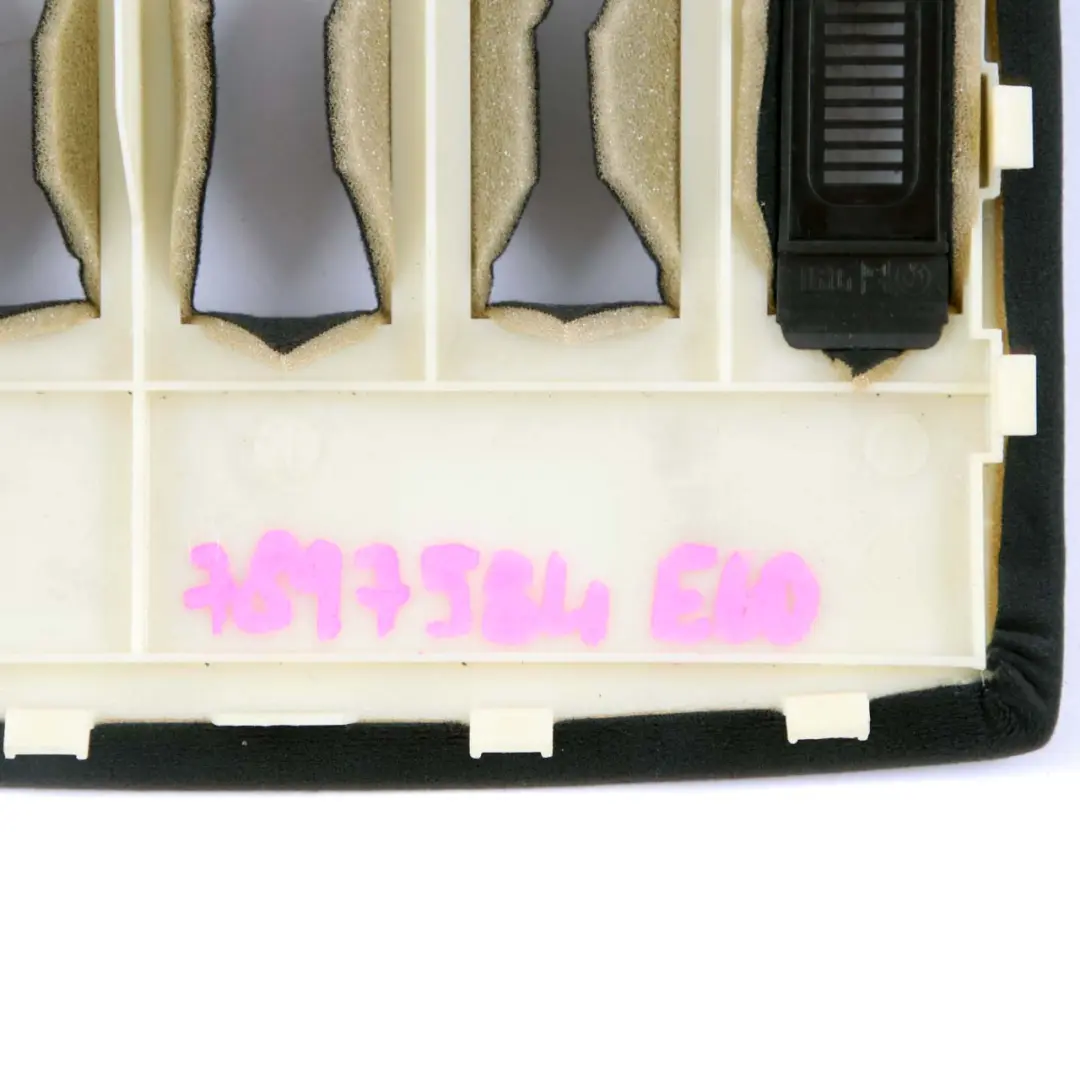 BMW 5 E60 E61 LCI Ramka Przełączników Podsufitki Tkanina Antracyt 7037685 - SKU 7897584 - Numer Części 7897584