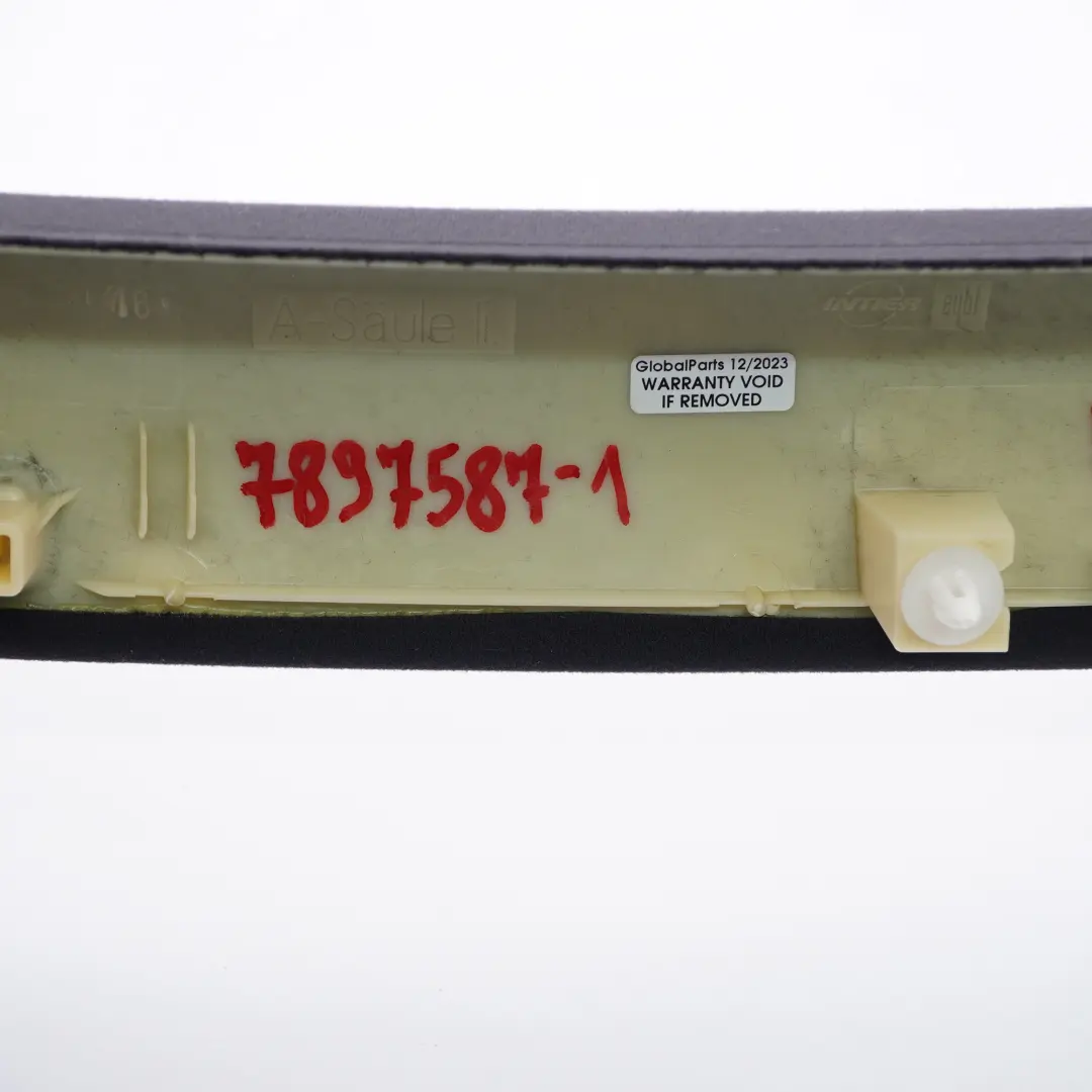 BMW E60 E61 Pillar A Cover Column A Trim Left N/S Anthrazit Black - SKU 7897587-1 - Part number 7897587