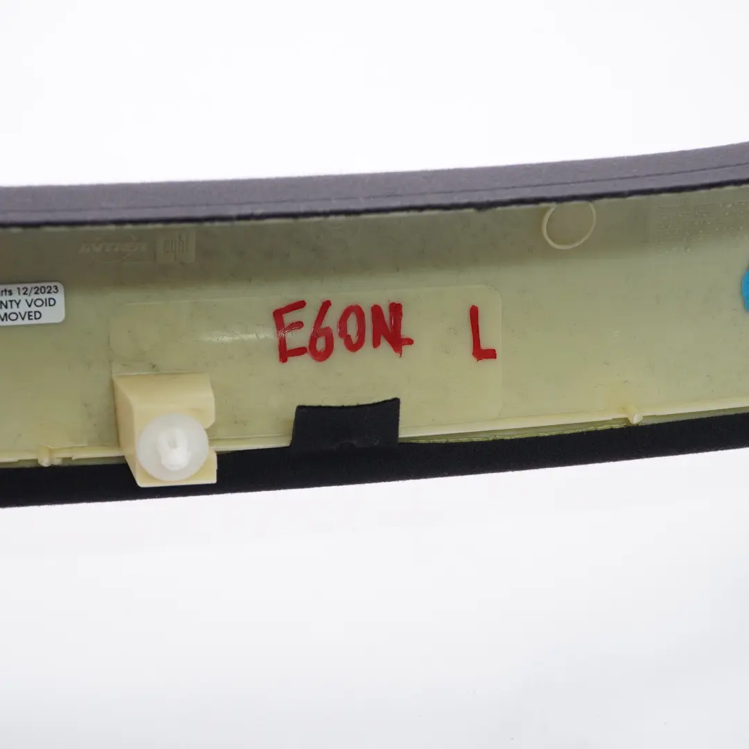 Säule A Abdeckung Säule A Trim Links Anthrazit Schwarz für BMW E60 E61 mit Teilenummer 7897587 BMW E60 E61 Säule A Abdeckung Säule A Trim Links Anthrazit Schwarz - SKU 7897587-1 - Teilenummer 7897587