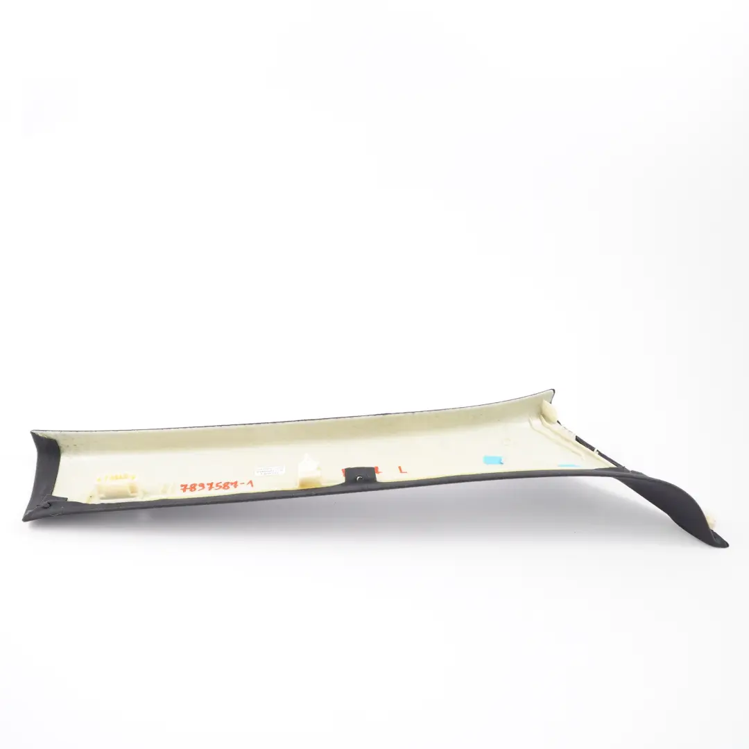 Pilar A Cubierta Columna A Trim Izquierda Antracita Negro para BMW E60 E61 con número de pieza 7897587 BMW E60 E61 Pilar A Cubierta Columna A Trim Izquierda Antracita Negro - SKU 7897587-1 - Número de pieza 7897587