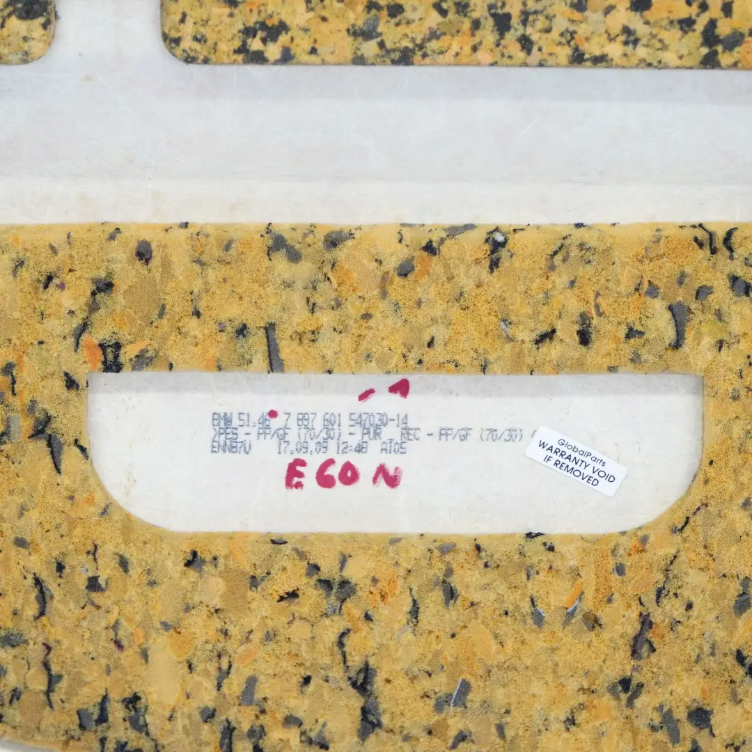 Window Parcel Shelf Trim Panel Black to BMW 5 E60 LCI Saloon Rear with Part number 6987165 BMW 5 E60 LCI Saloon Rear Window Parcel Shelf Trim Panel Black - SKU 6987165 - Part number 6987165