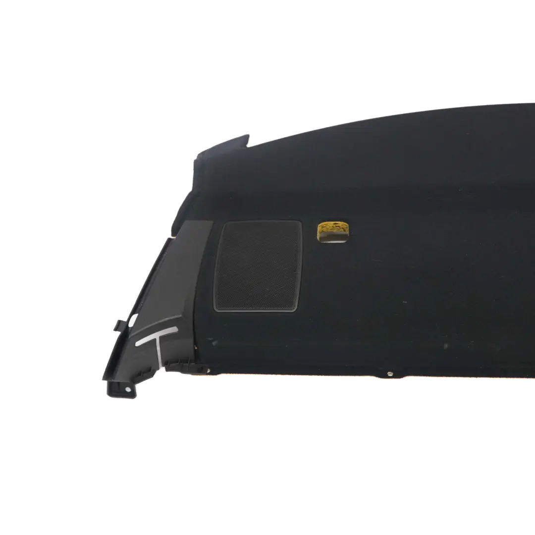 Window Parcel Shelf Trim Panel Black to BMW 5 E60 LCI Saloon Rear with Part number 6987165 BMW 5 E60 LCI Saloon Rear Window Parcel Shelf Trim Panel Black - SKU 6987165 - Part number 6987165