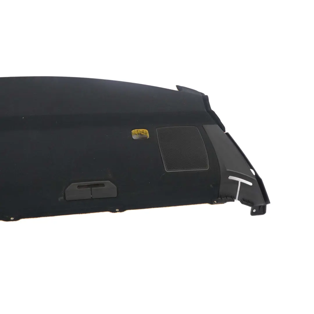Window Parcel Shelf Trim Panel Black to BMW 5 E60 LCI Saloon Rear with Part number 6987165 BMW 5 E60 LCI Saloon Rear Window Parcel Shelf Trim Panel Black - SKU 6987165 - Part number 6987165