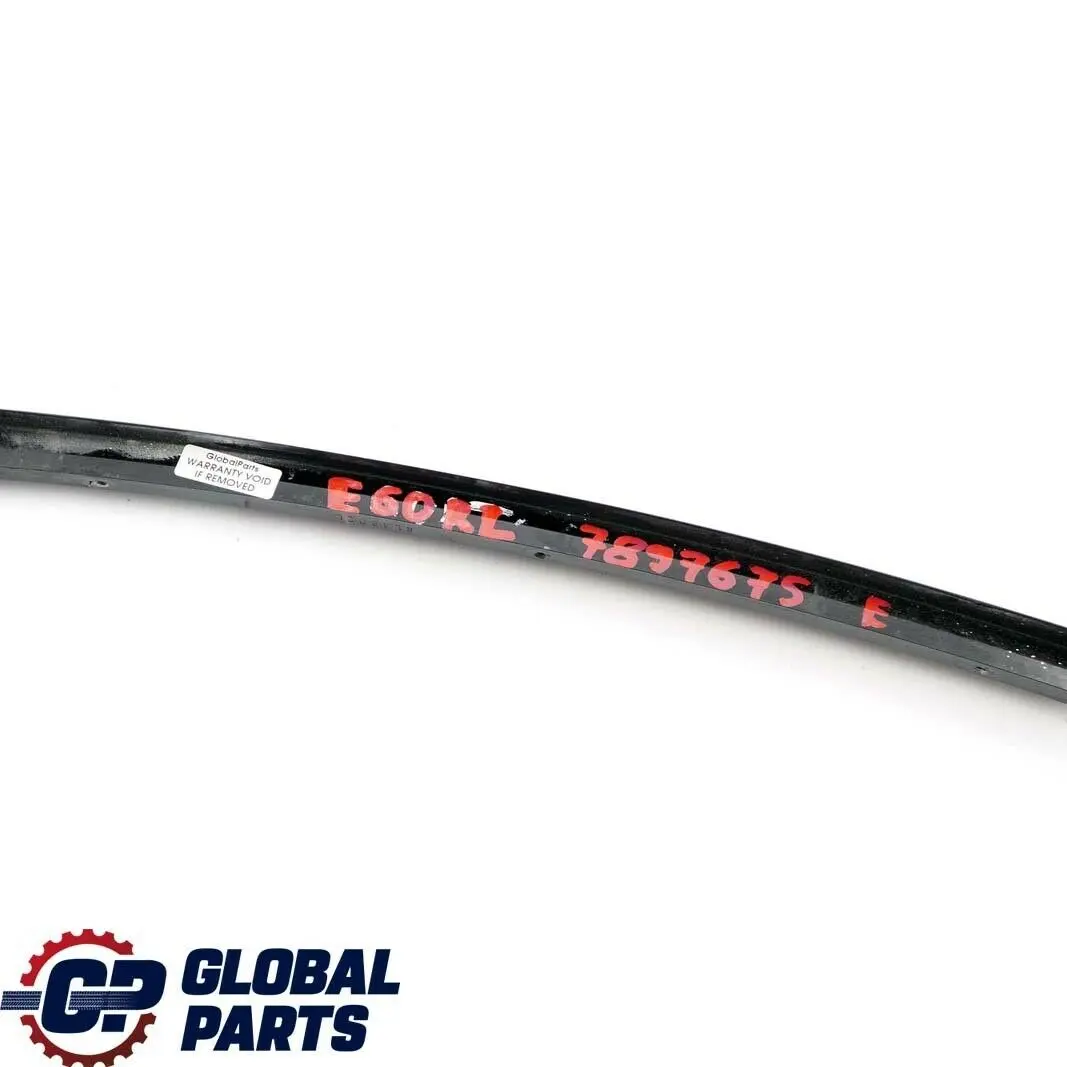BMW 5 Series E60 Rear Left N/S Window Guide Web Cover Trim High Gloss - SKU 7897675 - Part number 7897675