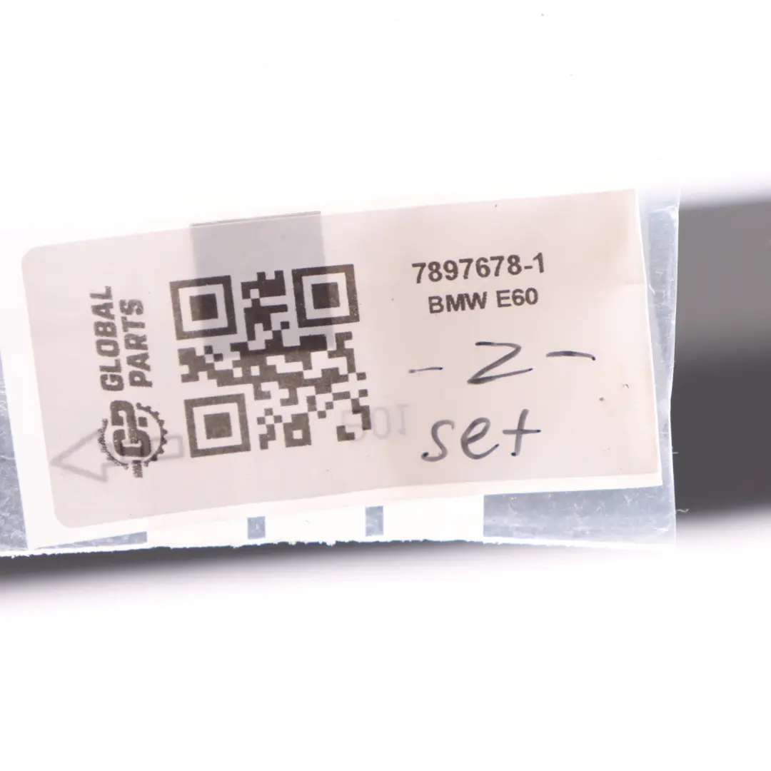 Spoiler BMW E60 M Sport Boot Trunk Lid Rear Trim Carbon FOIL Set to Tailgate with Part number 7897678 Tailgate Spoiler BMW E60 M Sport Boot Trunk Lid Rear Trim Carbon FOIL Set - SKU 7897678-1 - Part number 7897678