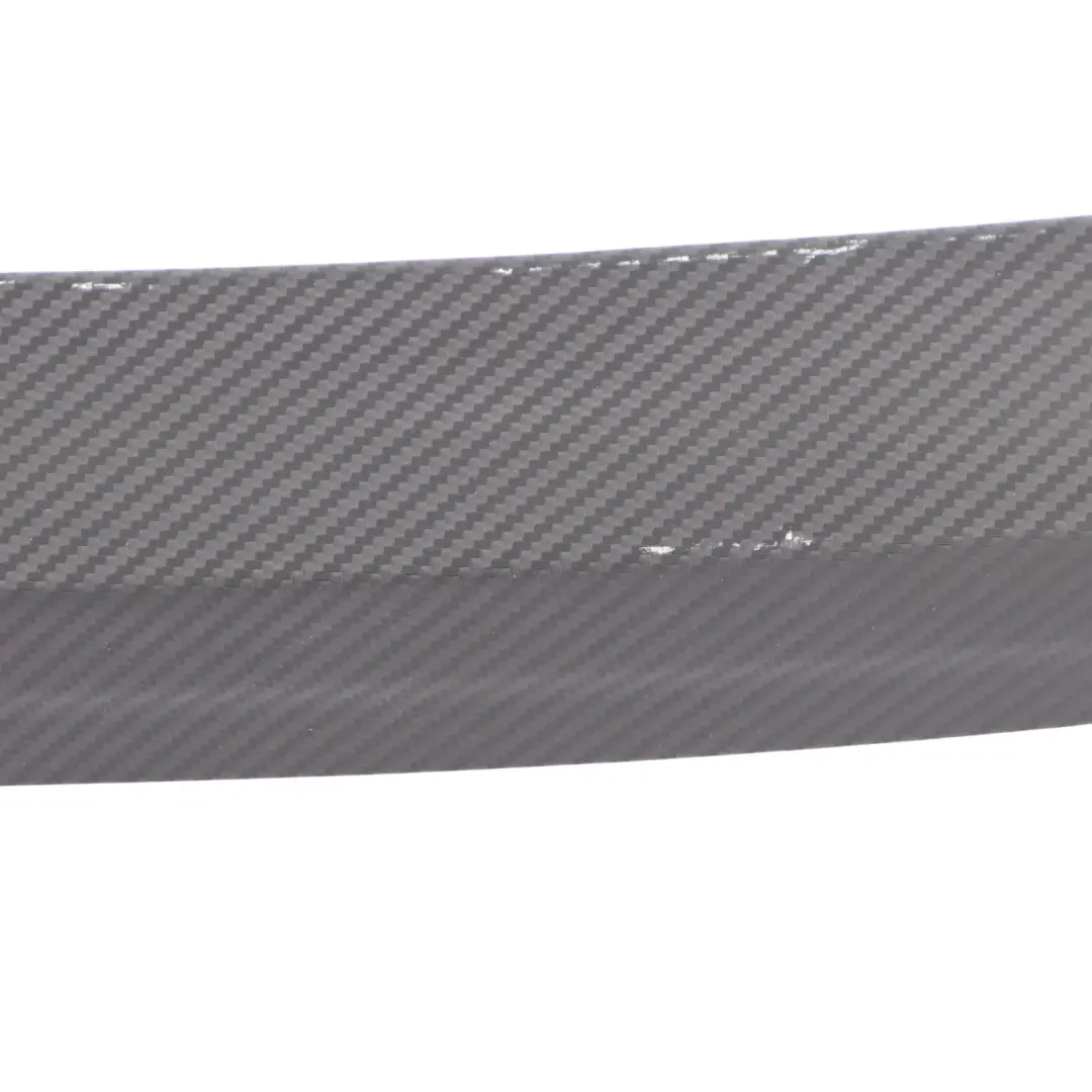 Spoiler BMW E60 M Sport Boot Trunk Lid Rear Trim Carbon FOIL Set to Tailgate with Part number 7897678 Tailgate Spoiler BMW E60 M Sport Boot Trunk Lid Rear Trim Carbon FOIL Set - SKU 7897678-1 - Part number 7897678