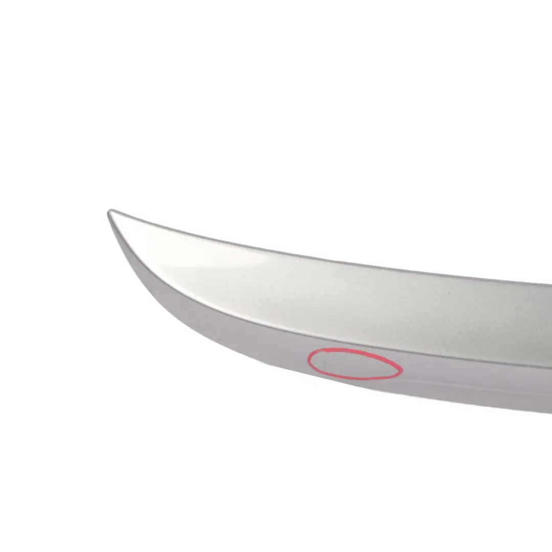 Boot Trunk Lid Tailgate Rear Spoiler Trim Spacegrau Grey A52 to BMW 5 E60 M Sport with Part number 7879678 BMW 5 E60 M Sport Boot Trunk Lid Tailgate Rear Spoiler Trim Spacegrau Grey A52 - SKU 7897678-SCG - Part number 7879678