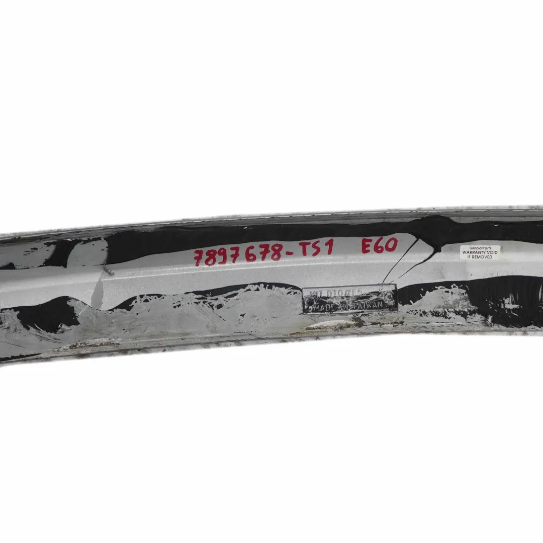 Spoiler BMW E60 1 M Sport Boot Trunk Lid Rear Trim Titansilber Silver to Tailgate with Part number 0395199 Tailgate Spoiler BMW E60 1 M Sport Boot Trunk Lid Rear Trim Titansilber Silver - SKU 7897678-TS1 - Part number 0395199