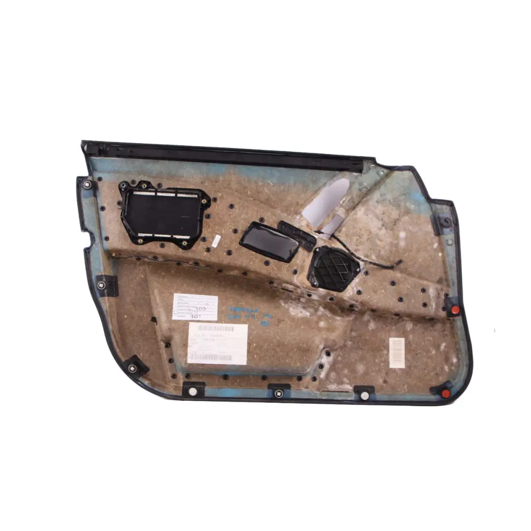 Door Card BMW E60 M5 Front Right O/S Lining Trim Panel Black Leather Merino to with Part number 7897868 Door Card BMW E60 M5 Front Right O/S Lining Trim Panel Black Leather Merino - SKU 7897868 - Part number 7897868