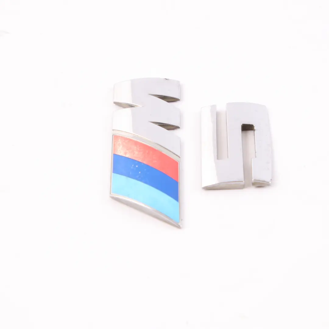 Emblem Lettering Chrome Rear Adhered Boot Trunk Lid Badge Tri-Colour to BMW E60 M5 with Part number 7898126 BMW E60 M5 Emblem Lettering Chrome Rear Adhered Boot Trunk Lid Badge Tri-Colour - SKU 7898126 - Part number 7898126