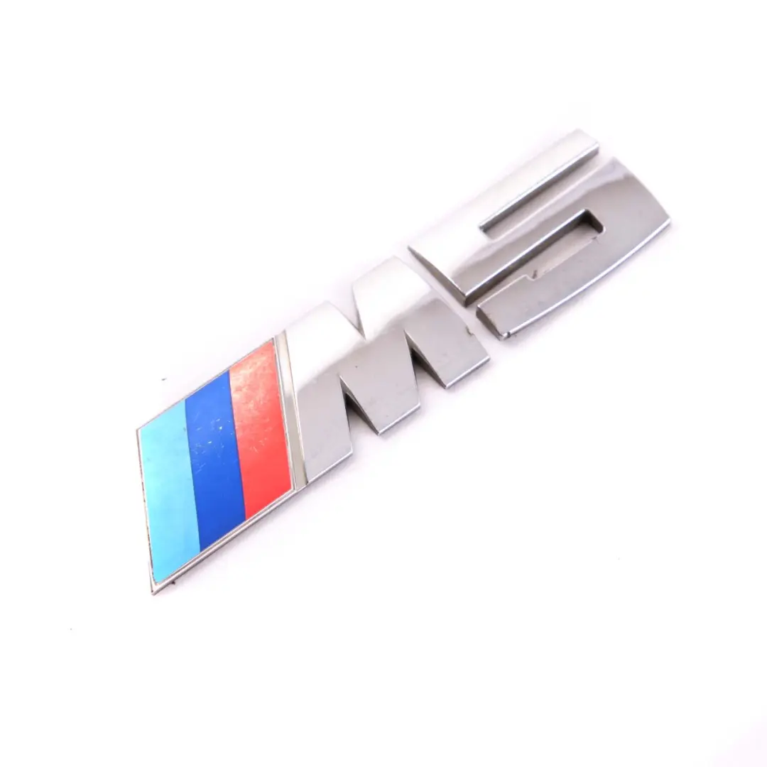BMW E60 M5 Emblem Lettering Chrome Rear Adhered Boot Trunk Lid Badge Tri-Colour - SKU 7898126 - Part number 7898126