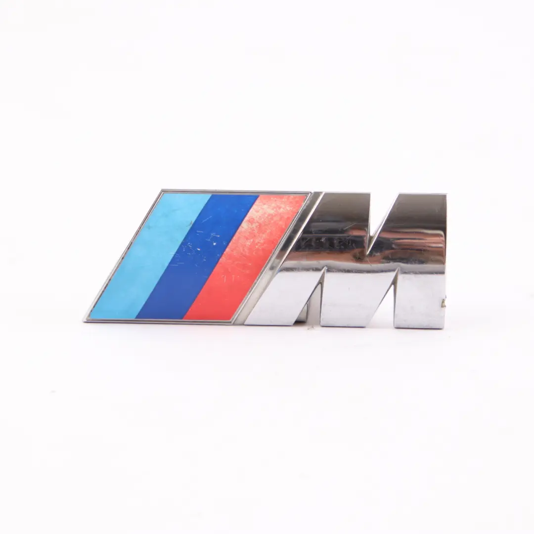Emblem Lettering Chrome Rear Adhered Boot Trunk Lid Badge Tri-Colour to BMW E60 M5 with Part number 7898126 BMW E60 M5 Emblem Lettering Chrome Rear Adhered Boot Trunk Lid Badge Tri-Colour - SKU 7898126 - Part number 7898126
