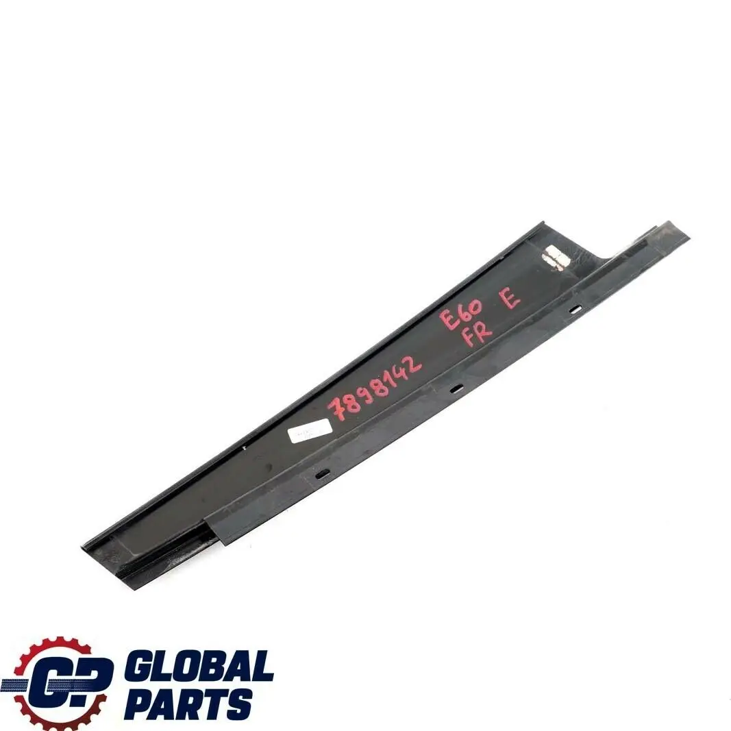 BMW 5 E60 E61 LCI Finisher Window Frame B-pillar Front Right Door High Gloss - SKU 7898142 - Part number 7898142