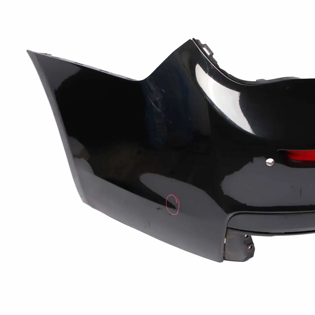 Bumper BMW F01 Saloon M Sport Complete Trim Panel Black Sapphire - 475 to Rear with Part number 7898876 Rear Bumper BMW F01 Saloon M Sport Complete Trim Panel Black Sapphire - 475 - SKU 7898876-BS - Part number 7898876