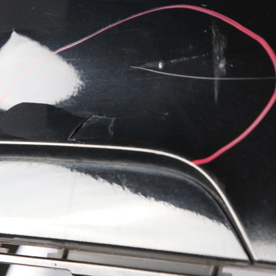 Bumper BMW F01 Saloon M Sport Complete Trim Panel Black Sapphire - 475 to Rear with Part number 7898876 Rear Bumper BMW F01 Saloon M Sport Complete Trim Panel Black Sapphire - 475 - SKU 7898876-BS - Part number 7898876