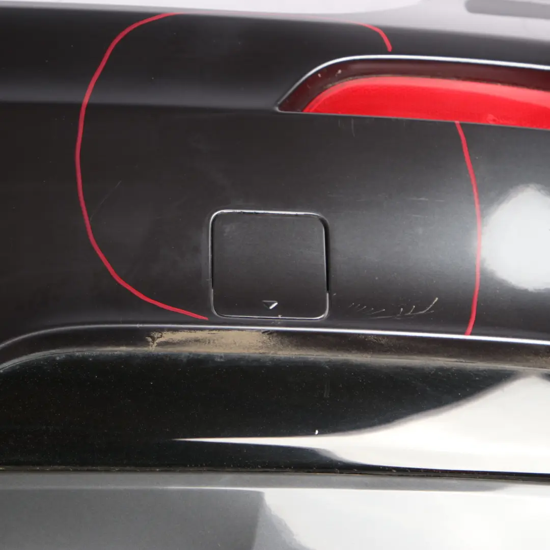 BMW F01 Sedan M Sport Zderzak Tył Tylny Carbonschwarz Czarny - 416 - SKU 7898876-SOP - Numer Części 7898876