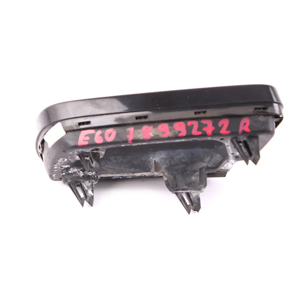 BMW E60 E61 Vassoio Destro O/S Specchio Esterno Anello Supporto Ala Nero Lucido - SKU 7899272 - Numero di parte 7899272