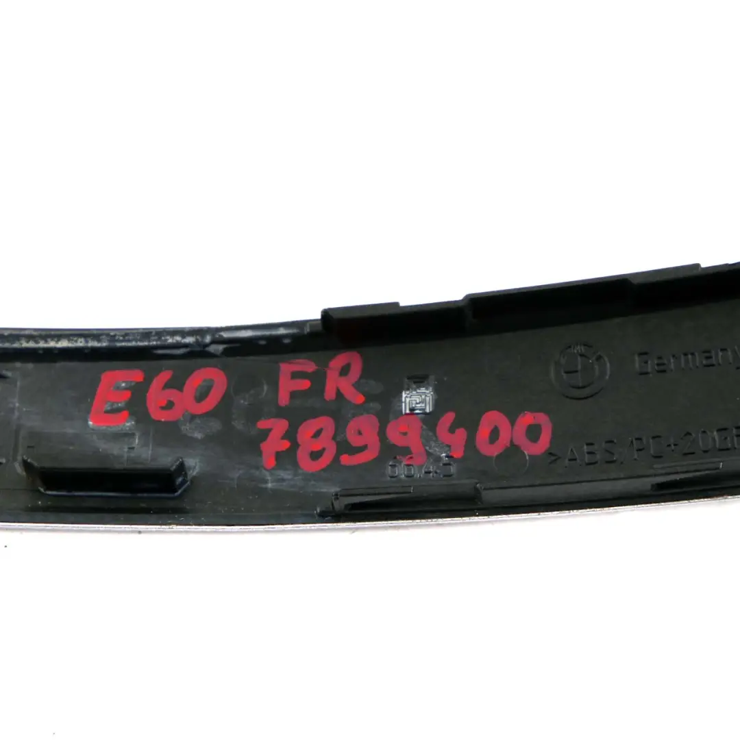 Handle Upper Part Trim Front Right O/S Alu Cube Pure 371547 to BMW 5 Series E60 E61 with Part number 7899400 BMW 5 Series E60 E61 Handle Upper Part Trim Front Right O/S Alu Cube Pure 371547 - SKU 7899400 - Part number 7899400