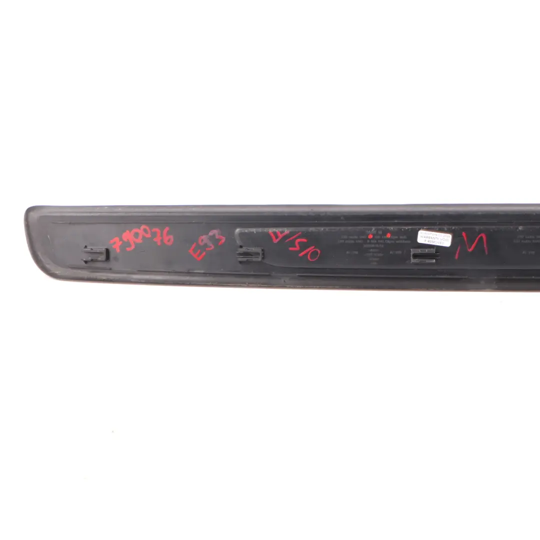 Front Right Door Entrance Sill Strip Cover O/S to BMW E92 E93 LCI M Sport with Part number 7900776 BMW E92 E93 LCI M Sport Front Right Door Entrance Sill Strip Cover O/S - SKU 7900776 - Part number 7900776