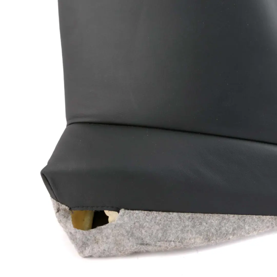 Left N/S Lateral Finisher Panel Leather Anthracite to BMW E46 M3 Coupe Rear Seat with Part number 7902107 BMW E46 M3 Coupe Rear Seat Left N/S Lateral Finisher Panel Leather Anthracite - SKU 7902107 - Part number 7902107
