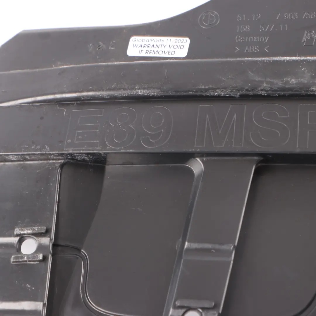 BMW Z4 E89 M Sport Soporte Guía Parachoques Trasero Derecho - SKU 7903758 - Número de pieza 7903758