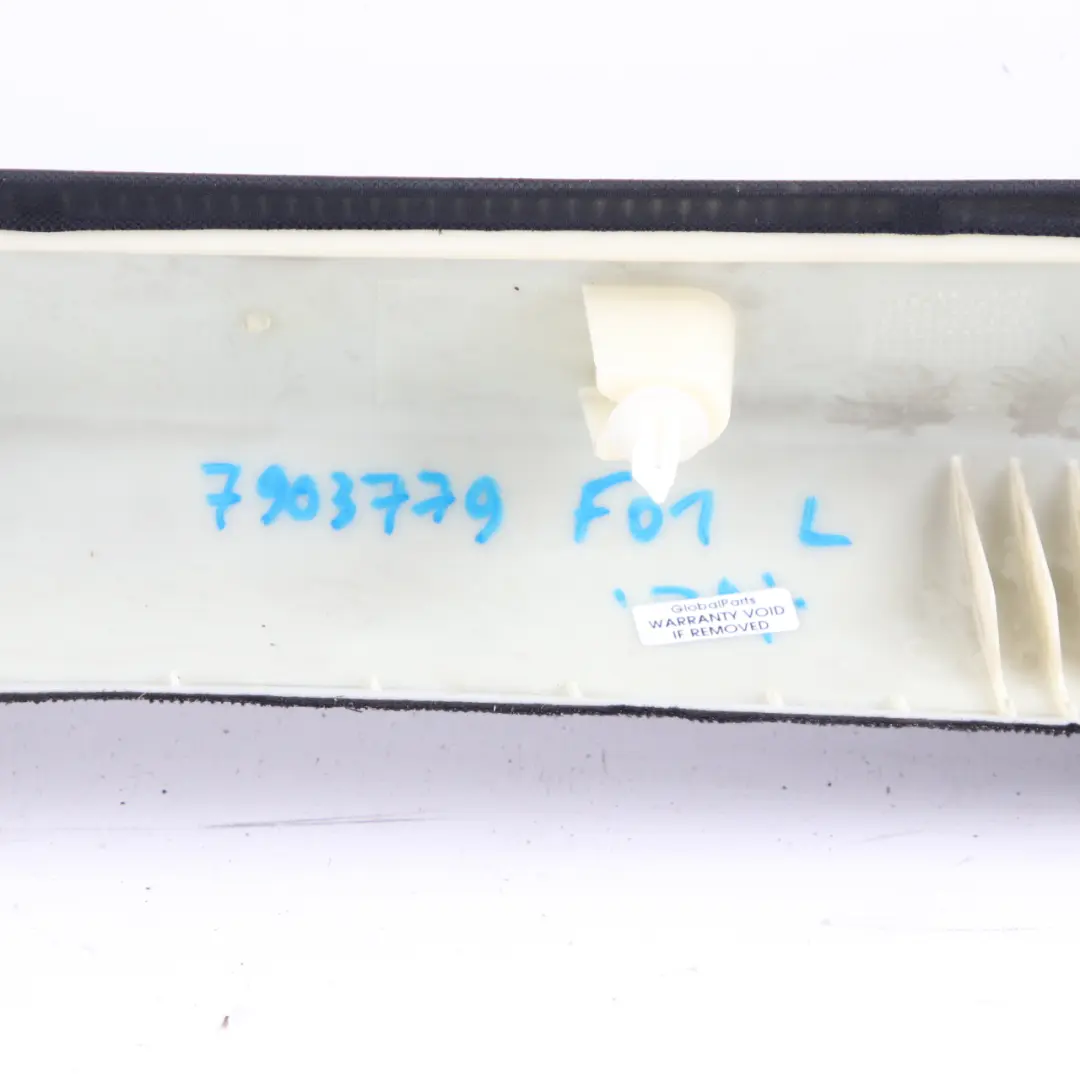 BMW F01 F02 Cover Column A Pillar Left N/S Trim Panel Anthracite - SKU 7903779 - Part number 7903779