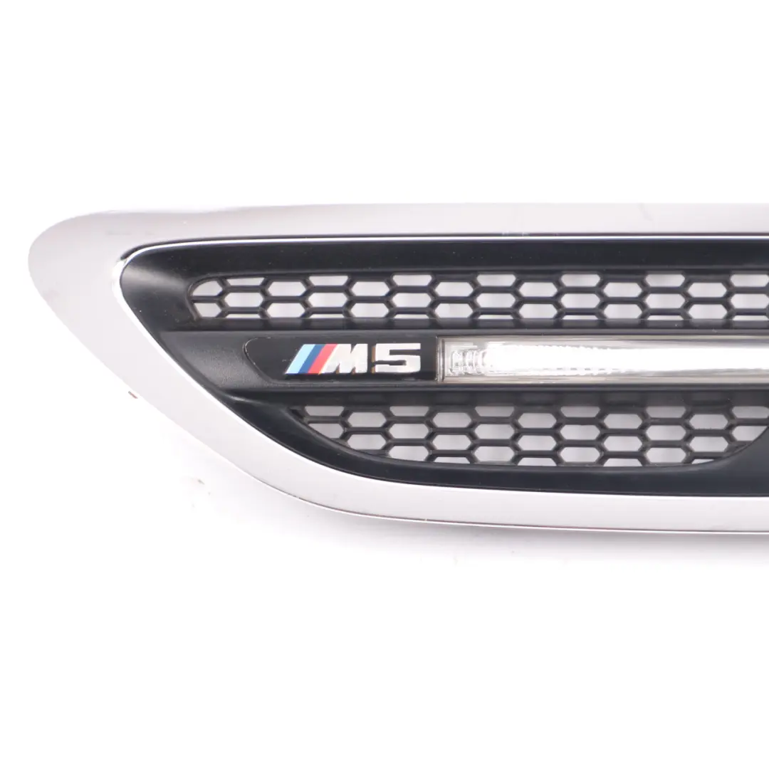 Grille Side Panel Fender Indicator Vent Front Left N/S Black to BMW F10 M5 with Part number 7903879 BMW F10 M5 Grille Side Panel Fender Indicator Vent Front Left N/S Black - SKU 7903879 - Part number 7903879