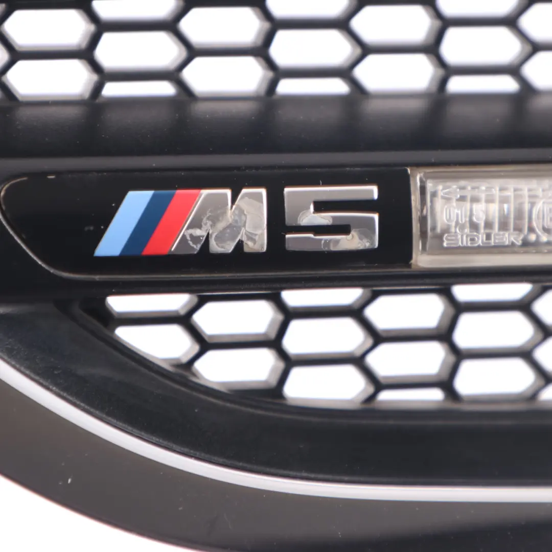 BMW F10 M5 Grille Side Panel Fender Indicator Vent Front Left N/S Black - SKU 7903879 - Part number 7903879