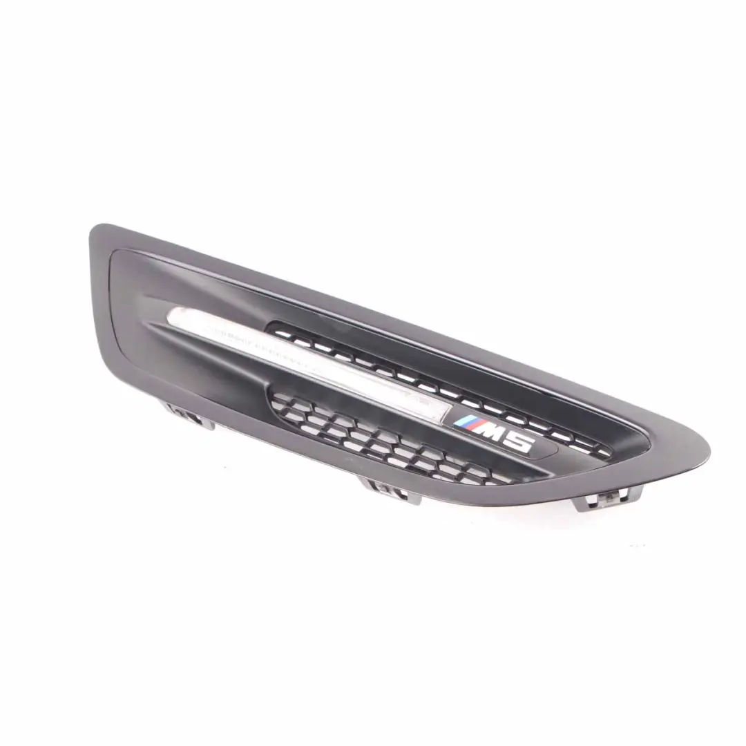 BMW F10 M5 Grille Side Panel Fender Indicator Vent Front Right O/S Black - SKU 7903880 - Part number 7903880