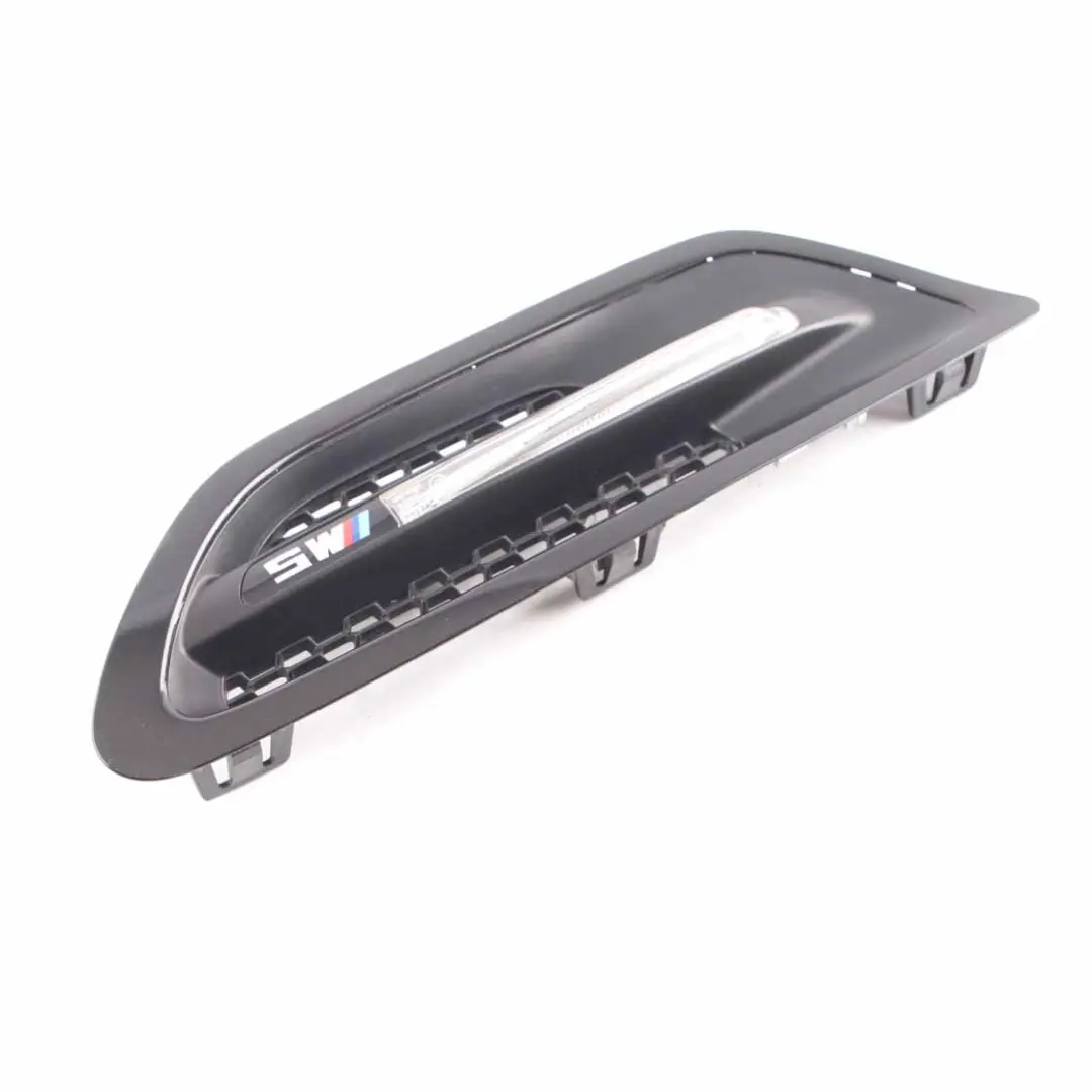 BMW F10 M5 Grille Side Panel Fender Indicator Vent Front Right O/S Black - SKU 7903880 - Part number 7903880